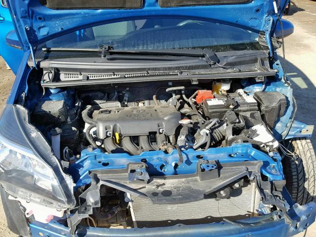 VNKKTUD3XGA062982 - 2016 TOYOTA YARIS L BLUE photo 7