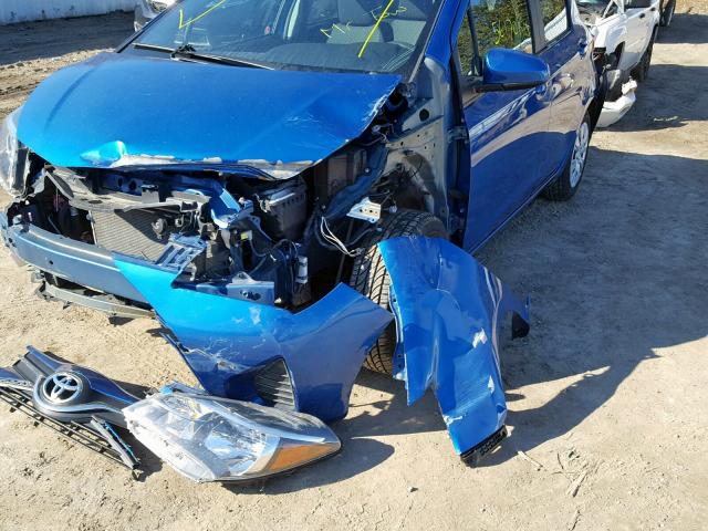 VNKKTUD3XGA062982 - 2016 TOYOTA YARIS L BLUE photo 9