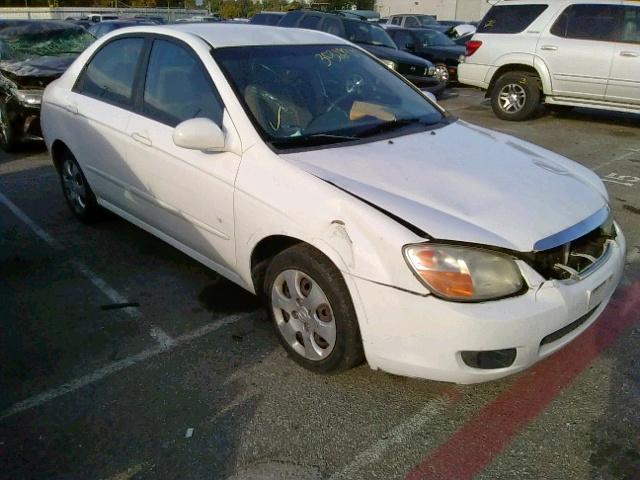 KNAFE122475446808 - 2007 KIA SPECTRA EX WHITE photo 1