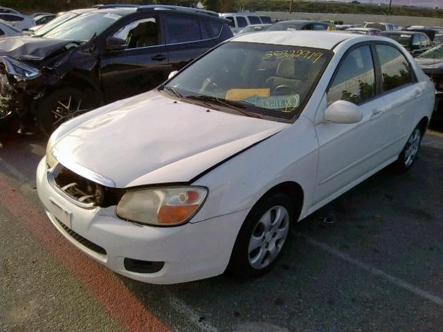 KNAFE122475446808 - 2007 KIA SPECTRA EX WHITE photo 2