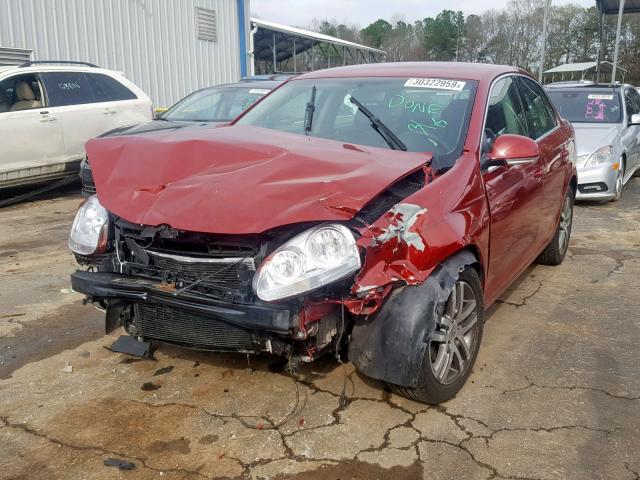 3VWRF71K56M690541 - 2006 VOLKSWAGEN JETTA 2.5 RED photo 2