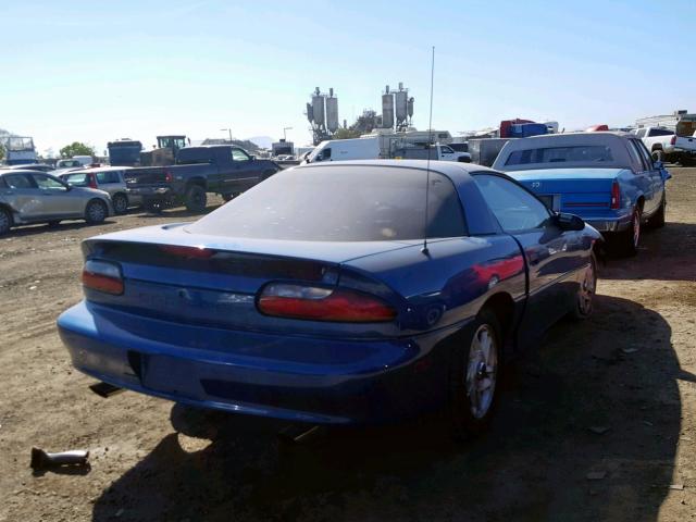2G1FP22KXT2129908 - 1996 CHEVROLET CAMARO BAS 蓝色 照片 4