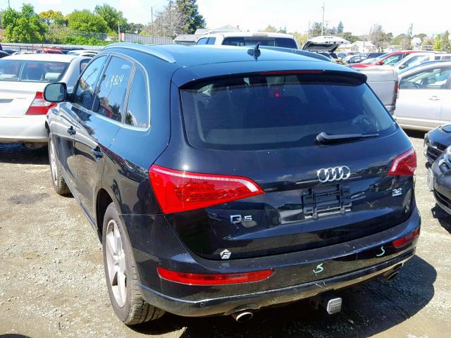 WA1VKAFP7AA095737 - 2010 AUDI Q5 PRESTIG BLACK photo 3