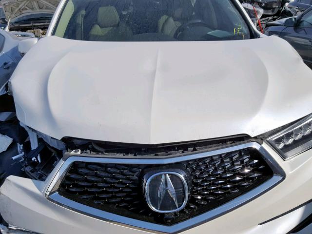 5J8YD4H82JL003282 - 2018 ACURA MDX ADVANC WHITE photo 7