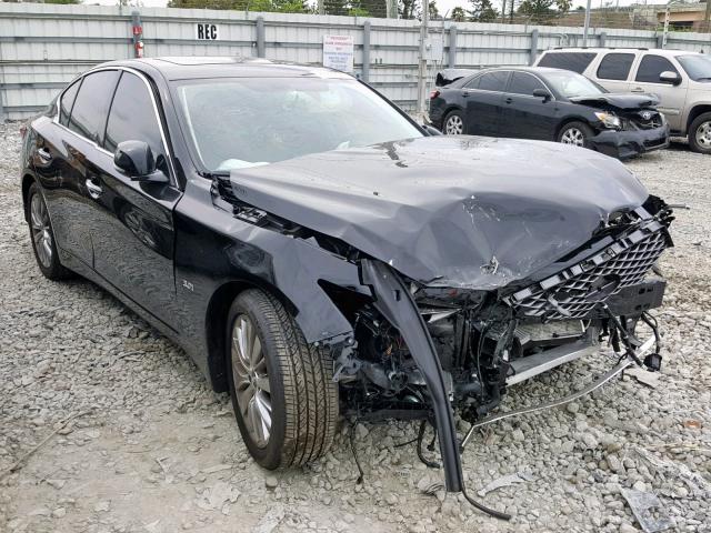 JN1EV7AP8KM510798 - 2019 INFINITI Q50 LUXE BLACK photo 1