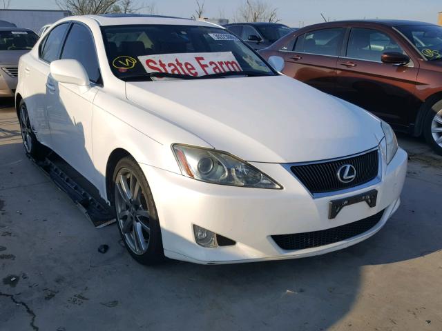 JTHBK262882073221 - 2008 LEXUS IS 250 WHITE photo 1