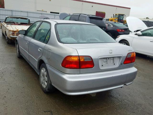 2HGEJ6617YH537270 - 2000 HONDA CIVIC BASE Gümüş foto 3