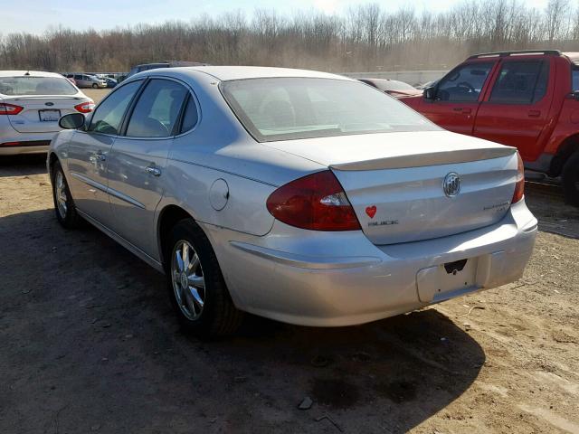 2G4WD532151236642 - 2005 BUICK LACROSSE C SILVER photo 3