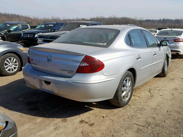 2G4WD532151236642 - 2005 BUICK LACROSSE C SILVER photo 4