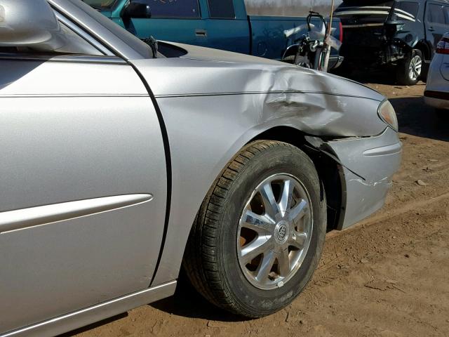 2G4WD532151236642 - 2005 BUICK LACROSSE C SILVER photo 9