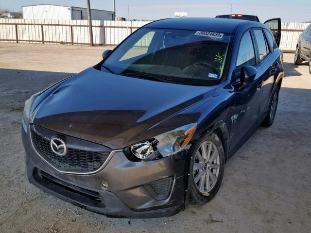 JM3KE2BE6E0336636 - 2014 MAZDA CX-5 SPORT GRAY photo 2