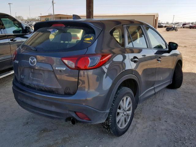 JM3KE2BE6E0336636 - 2014 MAZDA CX-5 SPORT GRAY photo 4