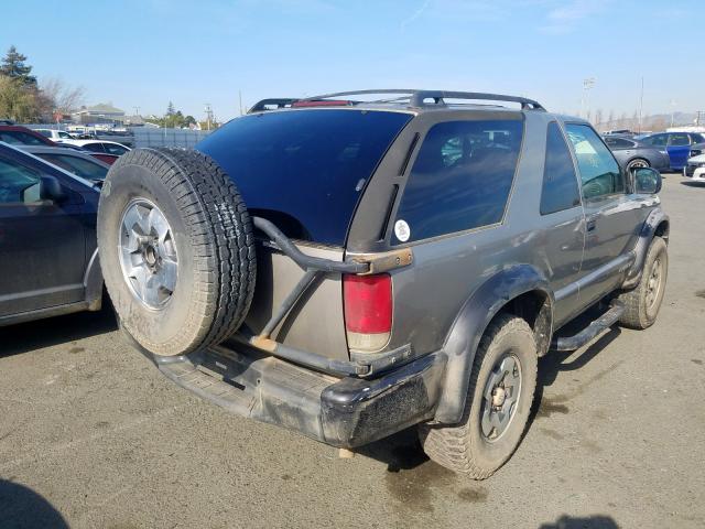 1GNCT18W01K122714 - 2001 CHEVROLET BLAZER  photo 4