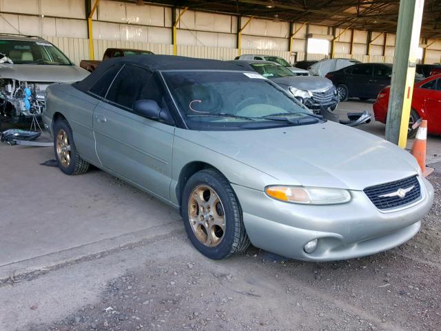 3C3EL55H3XT567930 - 1999 CHRYSLER SEBRING JX GREEN photo 1