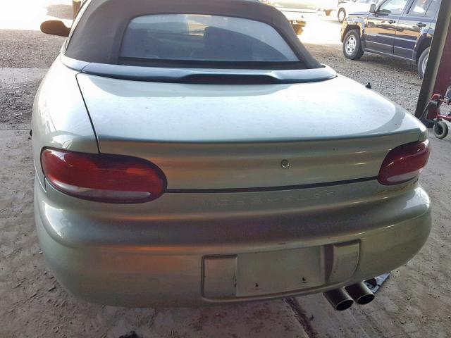 3C3EL55H3XT567930 - 1999 CHRYSLER SEBRING JX GREEN photo 6