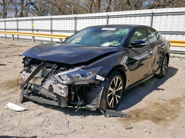 1N4AA6AP5HC451666 - 2017 NISSAN MAXIMA 3.5 BLACK photo 2