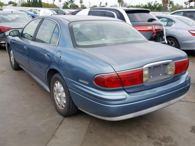 1G4HR54K5YU305043 - 2000 BUICK LESABRE LI BLUE photo 3