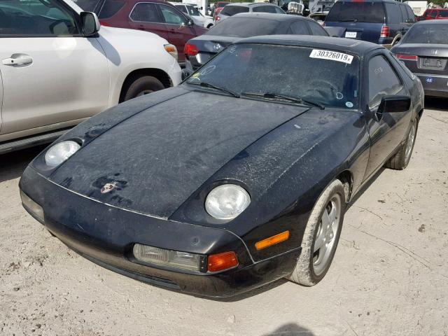 WP0JB0920HS860919 - 1987 PORSCHE 928 S BLACK photo 2