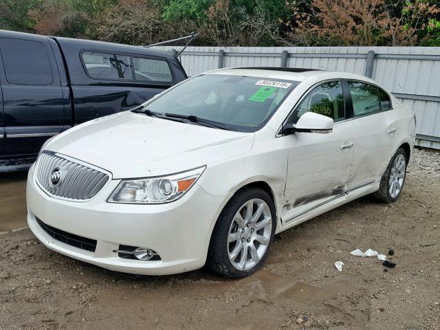 1G4GE5GD1BF188156 - 2011 BUICK LACROSSE C WHITE photo 2