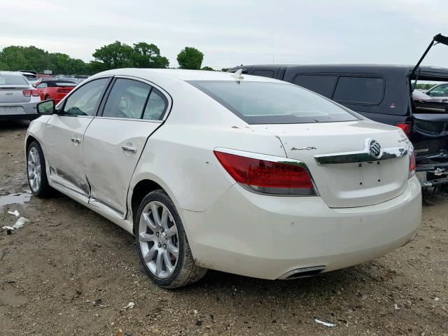 1G4GE5GD1BF188156 - 2011 BUICK LACROSSE C WHITE photo 3