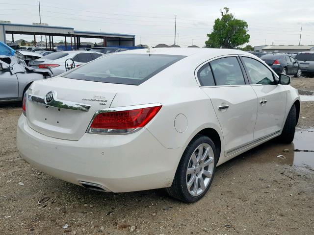 1G4GE5GD1BF188156 - 2011 BUICK LACROSSE C WHITE photo 4