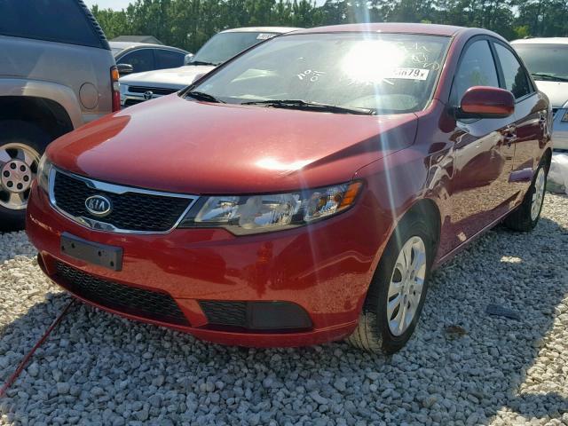 KNAFU4A28C5557488 - 2012 KIA FORTE EX MAROON photo 2