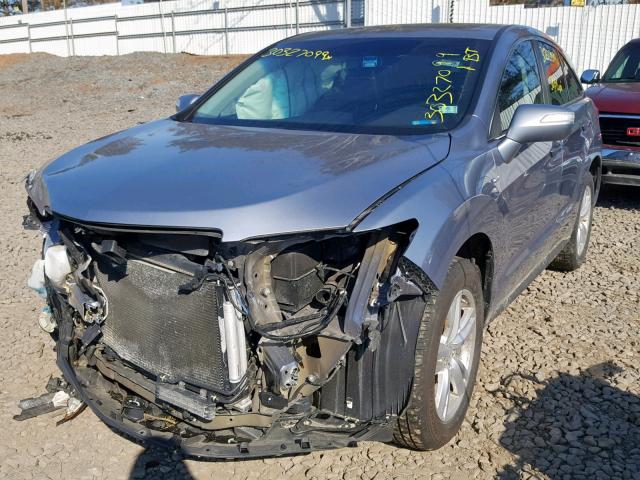 5J8TB4H39FL028658 - 2015 ACURA RDX BLUE photo 2