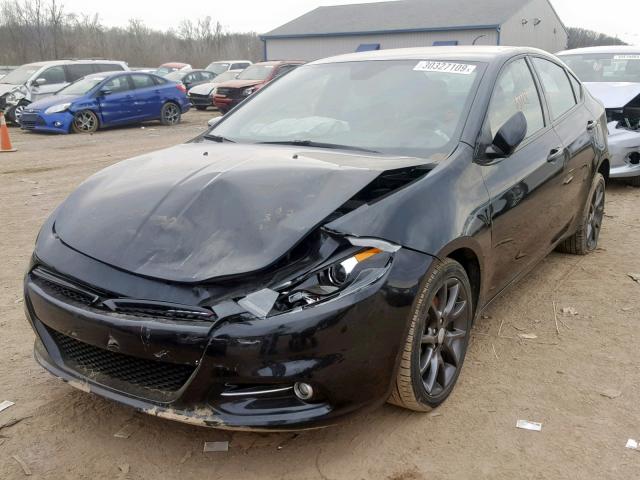 1C3CDFBB9FD301102 - 2015 DODGE DART SXT BLACK photo 2