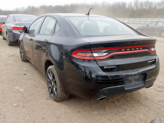 1C3CDFBB9FD301102 - 2015 DODGE DART SXT BLACK photo 3