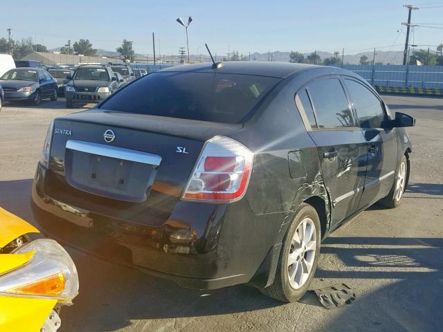 3N1AB6AP3AL622712 - 2010 NISSAN SENTRA 2.0 BLACK photo 4