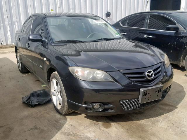 JM1BK124961409481 - 2006 MAZDA 3 S BLACK photo 1