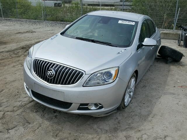 1G4PR5SK2E4175166 - 2014 BUICK VERANO CON SILVER photo 2