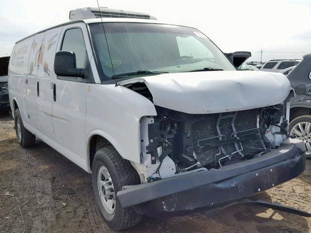 1GTZ7UBA6C1169146 - 2012 GMC SAVANA G35 WHITE photo 1