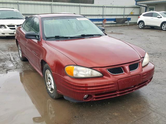 1G2NE52T3YM882110 - 2000 PONTIAC GRAND AM S BURGUNDY photo 1