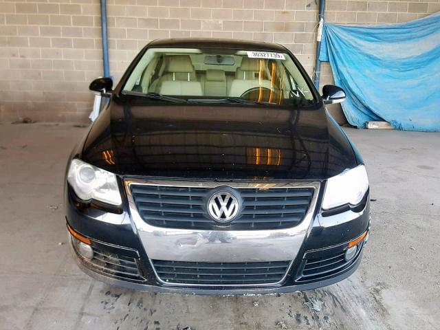 WVWJK7AN8AE086342 - 2010 VOLKSWAGEN PASSAT KOM BLACK photo 9