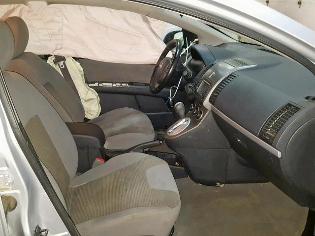 3N1AB6AP4CL735278 - 2012 NISSAN SENTRA 2.0 SILVER photo 5