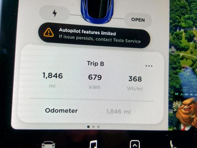 5YJ3E1EB9JF185408 - 2018 TESLA MODEL 3 BLUE photo 8