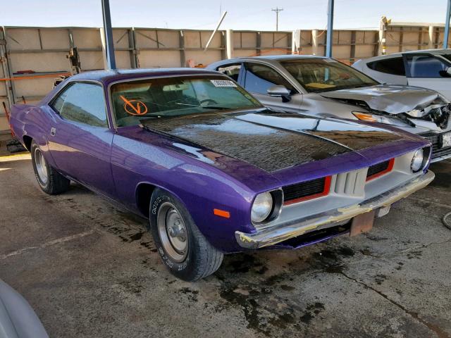 BH23G2B433413 - 1972 PLYMOUTH BARRACUDA PURPLE photo 1