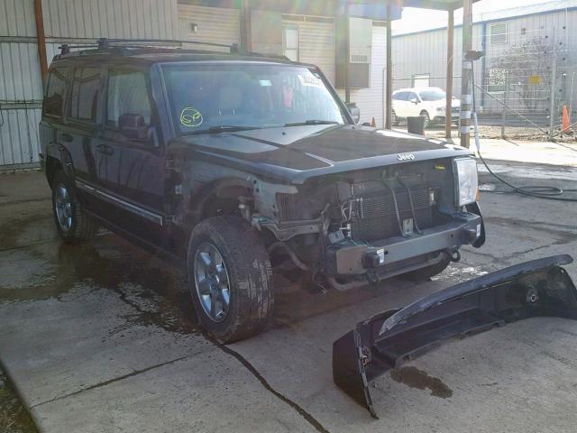 1J8HG58216C221124 - 2006 JEEP COMMANDER BLACK photo 1