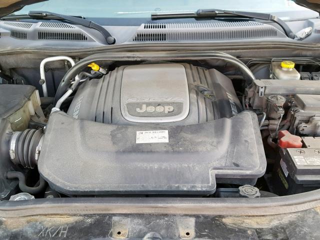 1J8HG58216C221124 - 2006 JEEP COMMANDER BLACK photo 7