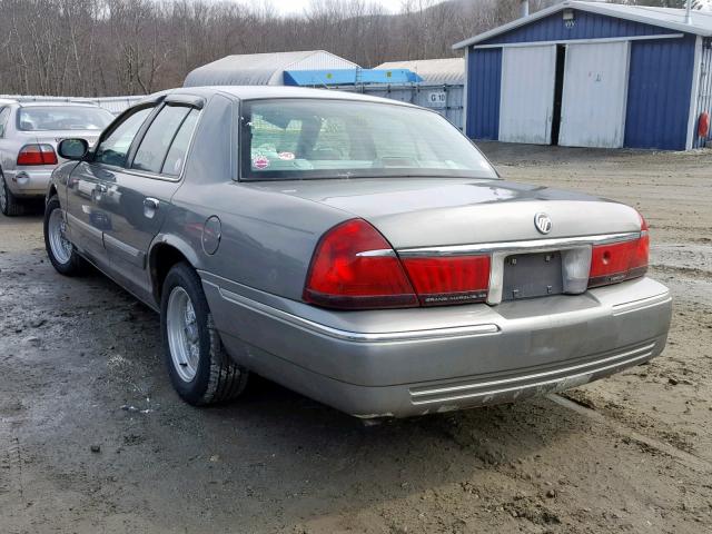 2MEFM74W3YX649681 - 2000 MERCURY GRAND MARQ GRAY photo 3