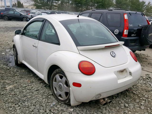 3VWCK21C71M458822 - 2001 VOLKSWAGEN NEW BEETLE WHITE photo 3