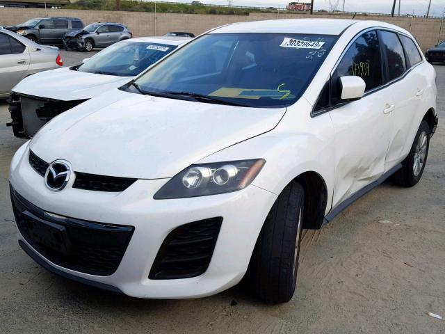 JM3ER2AM7B0389979 - 2011 MAZDA CX-7 WHITE photo 2