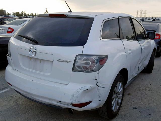 JM3ER2AM7B0389979 - 2011 MAZDA CX-7 WHITE photo 4