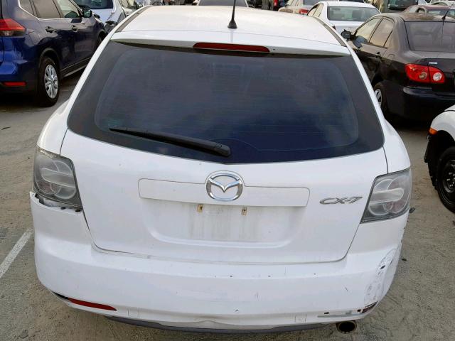 JM3ER2AM7B0389979 - 2011 MAZDA CX-7 WHITE photo 9