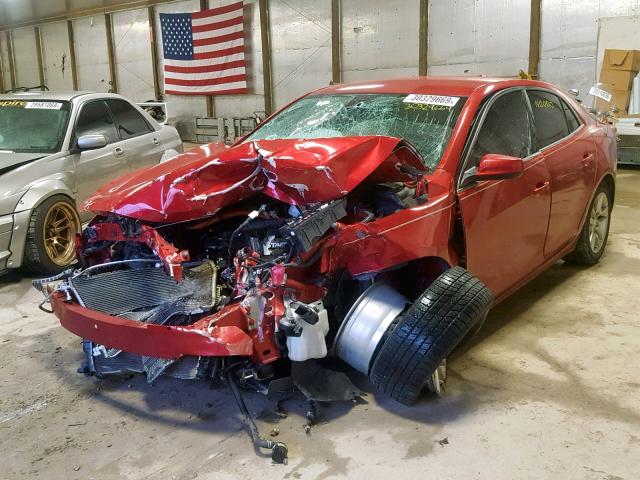 1G11D5RR7DF100910 - 2013 CHEVROLET MALIBU 1LT 红色 照片 2