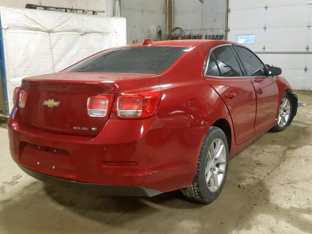 1G11D5RR7DF100910 - 2013 CHEVROLET MALIBU 1LT 红色 照片 4