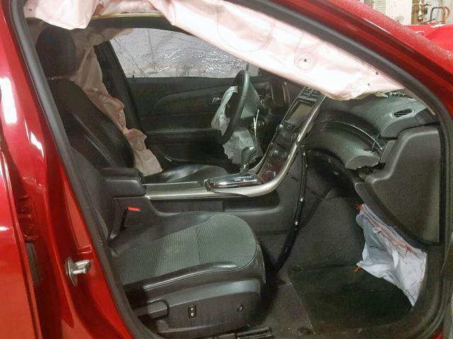 1G11D5RR7DF100910 - 2013 CHEVROLET MALIBU 1LT 红色 照片 5