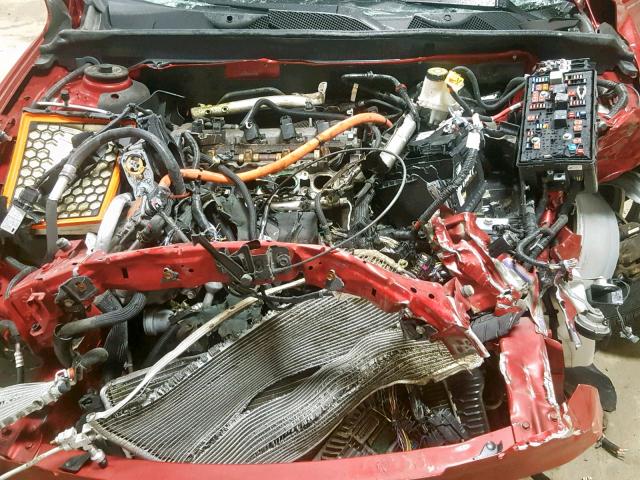 1G11D5RR7DF100910 - 2013 CHEVROLET MALIBU 1LT 红色 照片 7