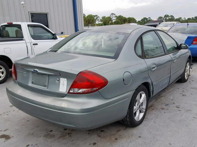 1FAFP56U96A158049 - 2006 FORD TAURUS SEL GREEN photo 4